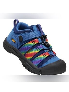 Keen Newport H2SHO Multi/Bright Cobalt Shoes Hiking Water Big Kids Unisex Size 4